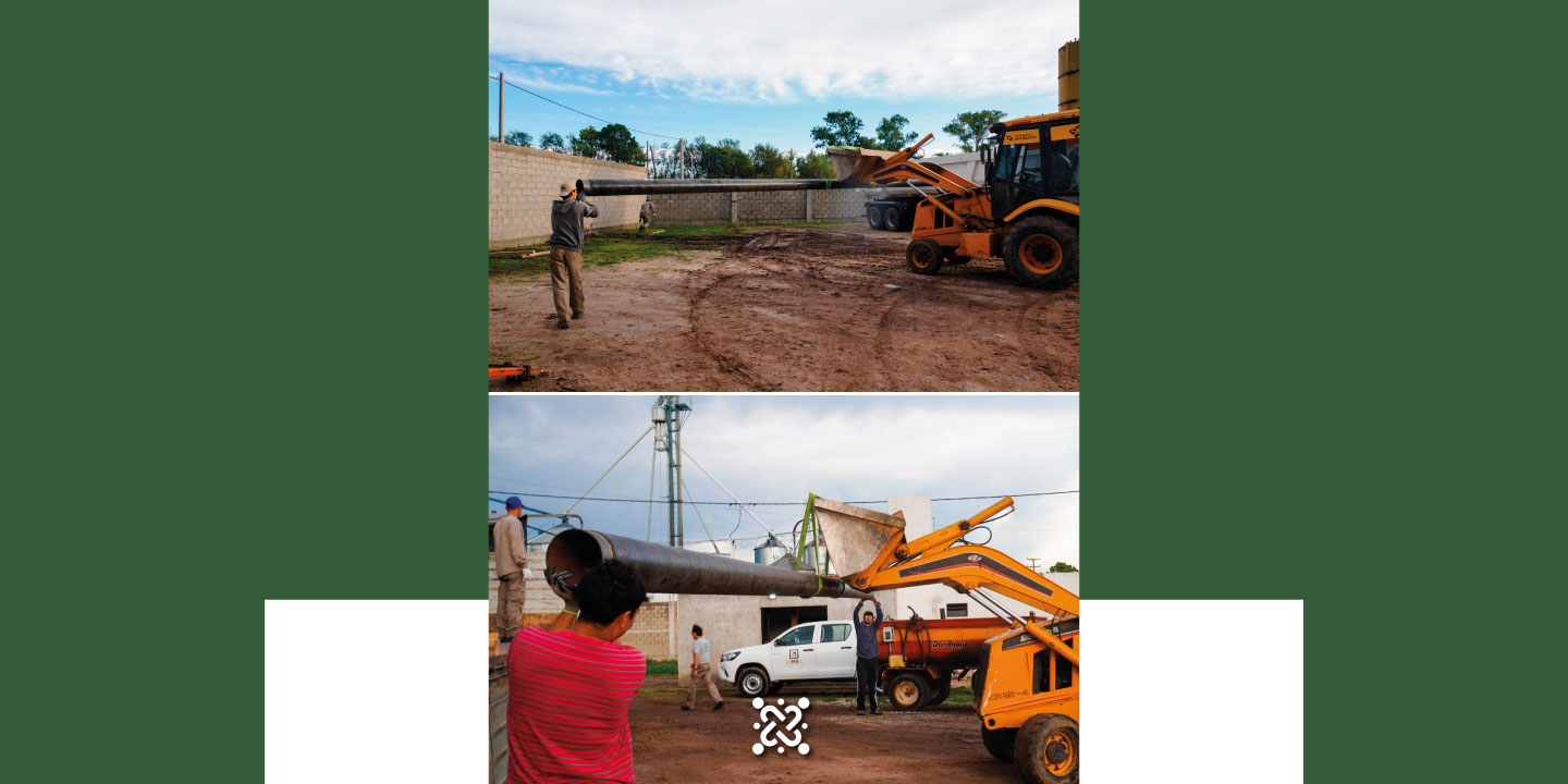 Obra de Gas en marcha